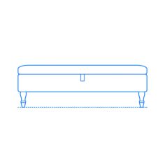 Furniture Benches Ikea Stocksund Bench Outline Svg File, Free Vectors File